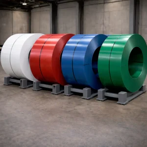 لفائف فولاذية مطلية مسبقًا (Prepainted Galvanized Coils – PPGI)